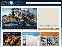 Tablet Screenshot of osprey-watch.org